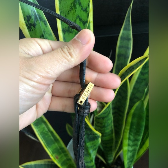 ❌SOLD❌ Authentic Fendi Zucchino Messenger Bag - Picture 11 of 16